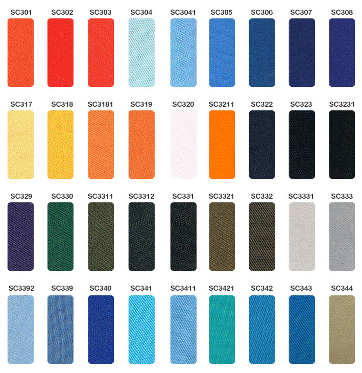 Twill Color Chart 1