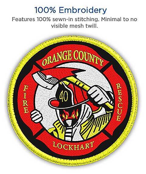 100% Embroidered Patch